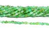Chrysophase Polished Nugget 4x6mm strand 64 beads-beads incl pearls-Beadthemup