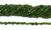 Chrome Diopside Polished Nugget 4x6mm strand 60 beads-beads incl pearls-Beadthemup