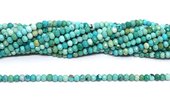 Turquoise AAA Faceted Rondel 3x5mm strand 125 beads-beads incl pearls-Beadthemup