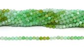 Chrysophase graded Faceted Round 4mm strand 93 beads-beads incl pearls-Beadthemup