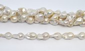 Freshwater Pearl Baroque 20x16mm strand 21 beads-beads incl pearls-Beadthemup