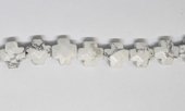 Howlite Cross White 12mm Strand 17 beads-beads incl pearls-Beadthemup