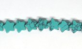 Howlite Star Blue 10mm Strand 20 beads-beads incl pearls-Beadthemup