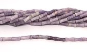 Lavender Amethyst Curved tube 12x5mm strand 29 beads-beads incl pearls-Beadthemup