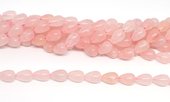 Rose Quartz Polished Teardrop 15x10mm Strand 28 beads-beads incl pearls-Beadthemup