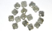 Labradorite Faceted Flower 14mm EACH BEAD-beads incl pearls-Beadthemup
