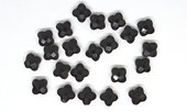 Onyx Faceted Flower 10mm EACH BEAD-beads incl pearls-Beadthemup