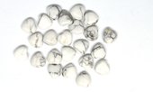 Howlite Polished Heart 10mm EACH BEAD-beads incl pearls-Beadthemup
