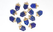 Lapis Spear Pendant 19x10 including Ring EACH-beads incl pearls-Beadthemup