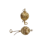 14k Gold Filled Corrugated round 8mm Clasp-findings-Beadthemup