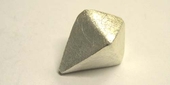 Sterling Silver Bead Teardrop 25x15mm 4 sided 1 pack-findings-Beadthemup