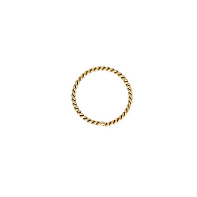 14k Gold Filled Ring 10mm round 2 pack