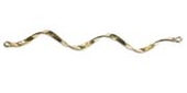 14k Gold Filled Bar Swirl 42mm 2 pack-findings-Beadthemup