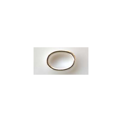 Sterling Silver Oval Ring Closed 5x8mm 10 pack