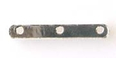 Sterling Silver spacer 3 Row 6mm spacing 4 pack-findings-Beadthemup