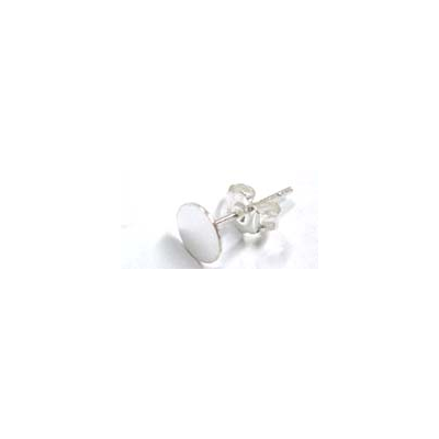 Sterling silver Flat back Stud 4mm 2 pair