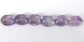 Amethyst 10x12mm Faceted flat oval bead EACH-beads incl pearls-Beadthemup