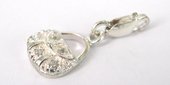 Sterling Silver Charm CZ Bag W/Lobster-findings-Beadthemup
