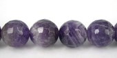 Amethyst Chevron Round Faceted 14mm beads per strand 28Bead-beads incl pearls-Beadthemup