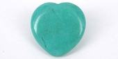 Dyed Howlite 40mm heart bead-beads incl pearls-Beadthemup