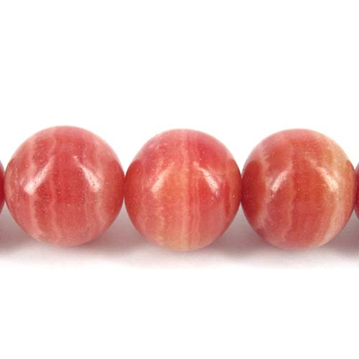 Rhodonite Dyed Polished Round 18mm Bead EACH