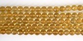Citrine 6mm Faceted Round 23.5cm  beads per strand 37 Bead-beads incl pearls-Beadthemup
