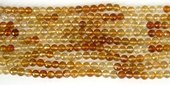 Citrine 4.7mm Faceted round beads per strand 52-beads incl pearls-Beadthemup