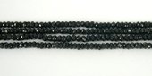 Spinel 2-3mm Faceted Rondel beads per strand 162-beads incl pearls-Beadthemup