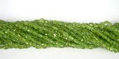 Peridot 7x5mm Faceted Oval beads per strand 50 beads-beads incl pearls-Beadthemup