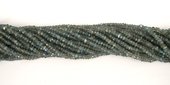Labradorite 3mm Faceted Rondel beads per strand 95Beads-beads incl pearls-Beadthemup