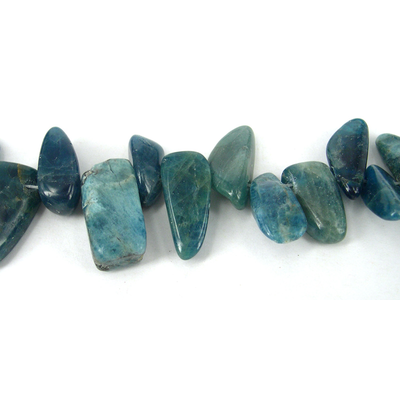Apatite nugget t/drill approx.20mm beads per strand 5