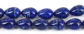Lapis Teardrop 15x20mm Polished pair-beads incl pearls-Beadthemup
