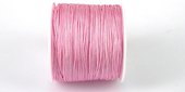 Poly Cord 1mm 50m roll Pink-stringing-Beadthemup