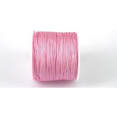 Poly Cord 1mm 50m roll Pink