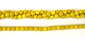 Howlite Dyed Round 8mm Yellow beads per strand 49Beads-beads incl pearls-Beadthemup