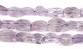 Amethyst approx 20mm Faceted Nugget beads per strand 17-beads incl pearls-Beadthemup