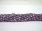 Pink Amethyst 4mm Faceted Round beads per strand 104-beads incl pearls-Beadthemup