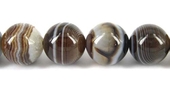 Sardonyx dyed Polished Round 18mm beads per strand 22-beads incl pearls-Beadthemup