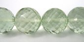 Green Amethyst  Faceted Round 9.5mm EACH Bead-beads incl pearls-Beadthemup