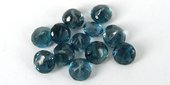 London Blue Topaz 6x5mm Faceted onion Bead-beads incl pearls-Beadthemup