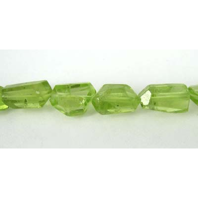 Peridot small Faceted Nugget beads per strand 50-55 Beads