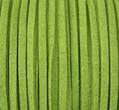 Faux Suede 3mm Green per M-stringing-Beadthemup
