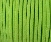 Faux Suede 3mm Lime per M-stringing-Beadthemup