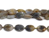 Agate Dyed 22x30mm Faceted Oval beads per strand 12 Beads-beads incl pearls-Beadthemup