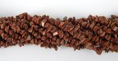 Red Goldstone Chip 90cm strand-beads incl pearls-Beadthemup