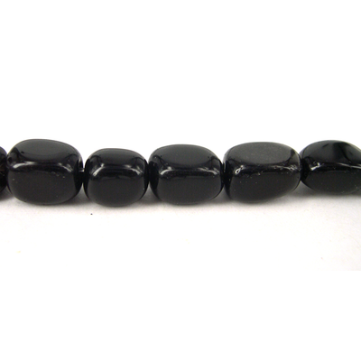 Black Obsidian nugget Polished 10x8mm beads per strand 36b