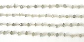 Sterling Silver + Labradorite Hanmade Chain/ M-beads incl pearls-Beadthemup