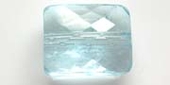 Blue Topaz 7x9mm fac tile each-beads incl pearls-Beadthemup