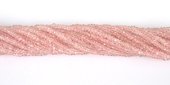 Rose Quartz Faceted Rondel 3x2mm beads per strand 195Beads-beads incl pearls-Beadthemup