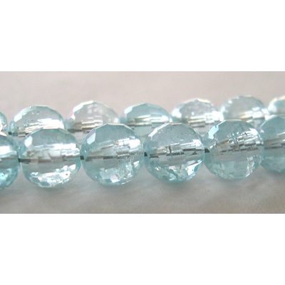 Blue topaz 5mm Faceted Round EACH Bead